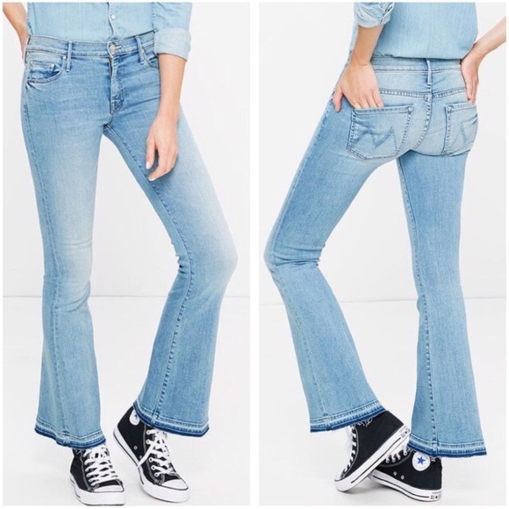 Mother Undone Hem Weekender in Wild At Heart